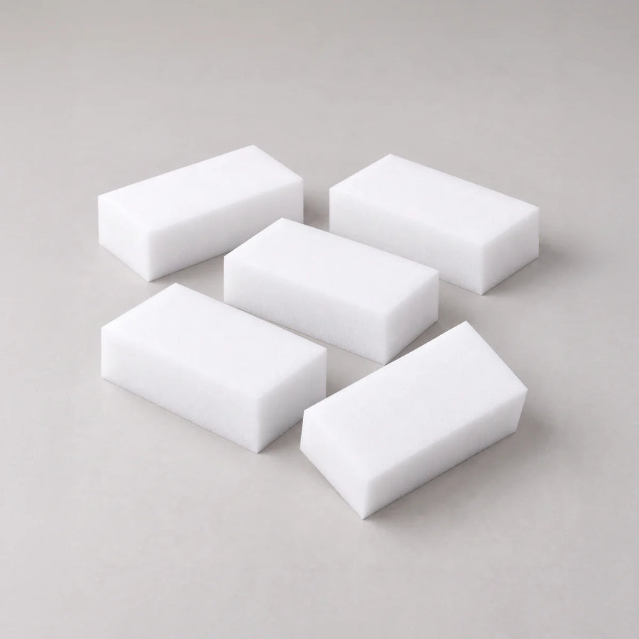 White magic eraser sponges