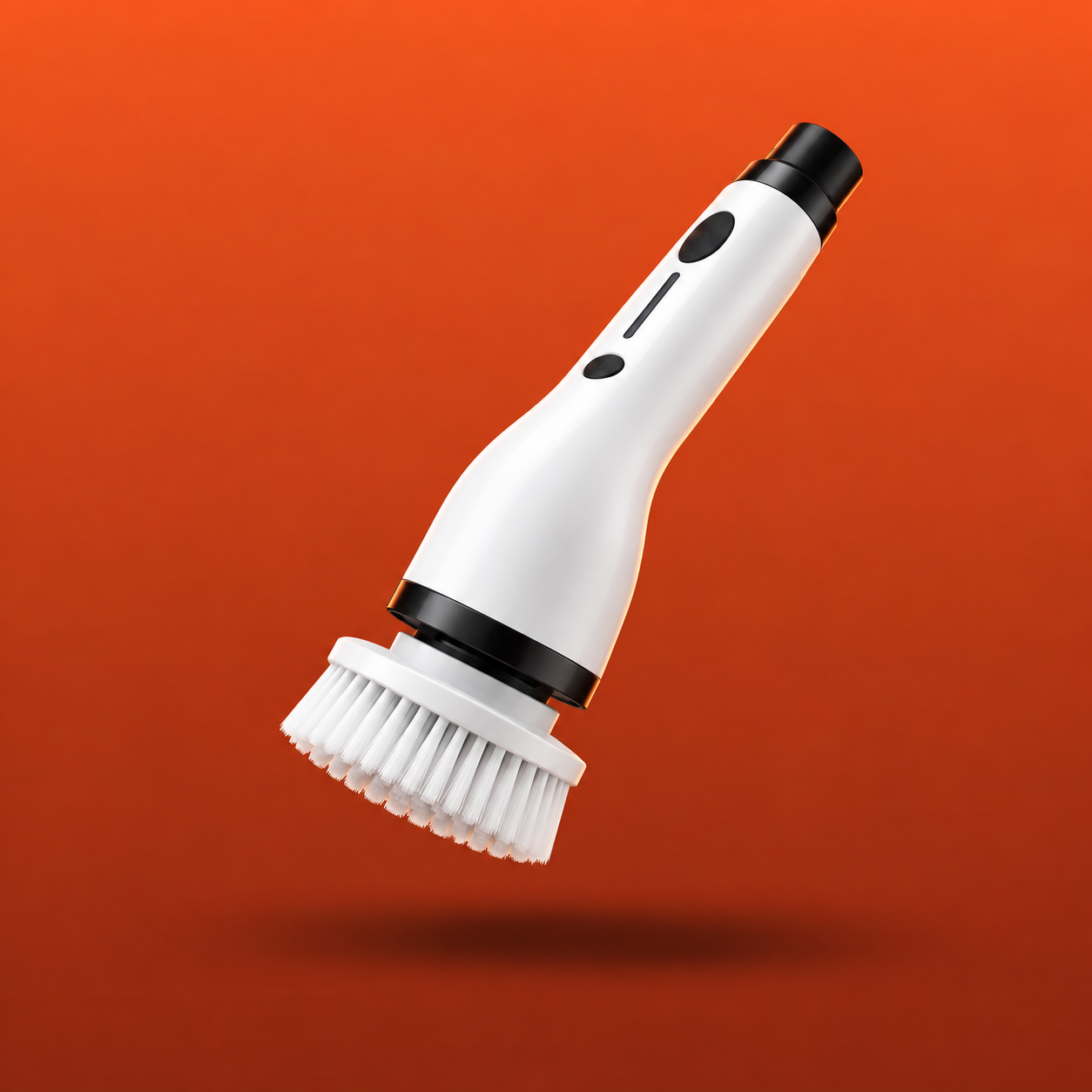 Close-up of the 360 degree spin scrubber